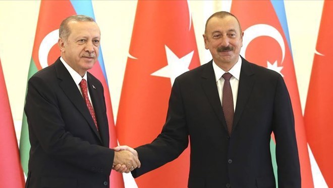 Cumhurbaşkanı Erdoğan Aliyev ile görüştü