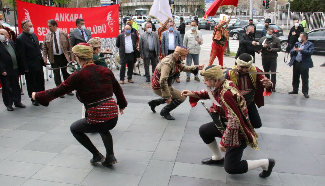 Seymenler’den AB Başkanına protesto