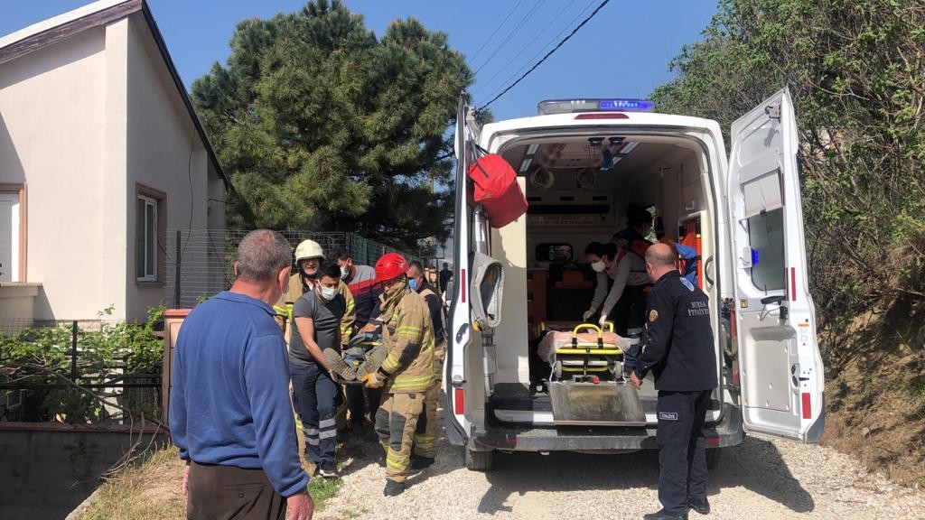 Gemlik’te traktör kazası: 1 yaralı