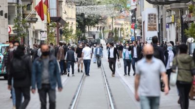 İllere göre haftalık vaka yoğunluğu haritası (10-16 Nisan 2021)