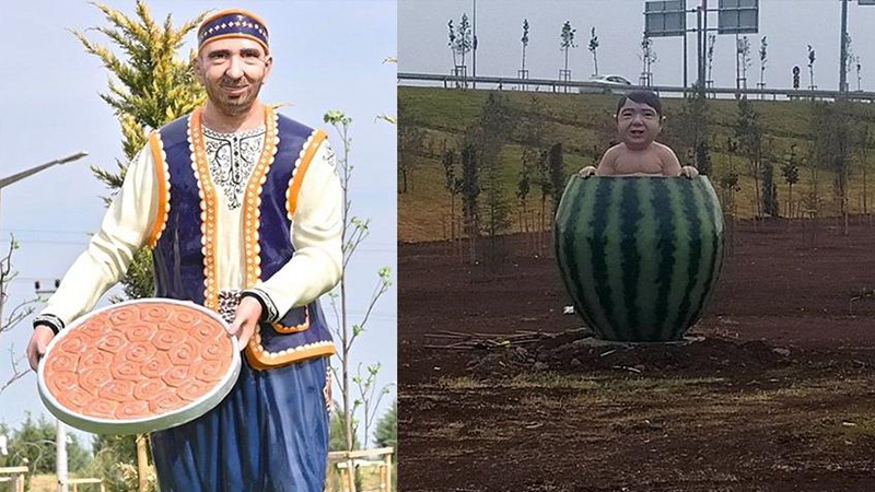 Tartışma yaratan o heykeller kaldırıldı!