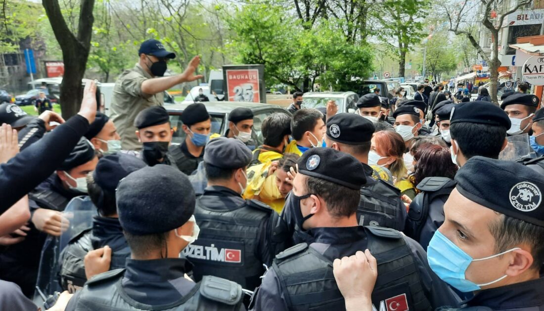 Taksim’e çıkmak isteyenlere polis müdahalesi