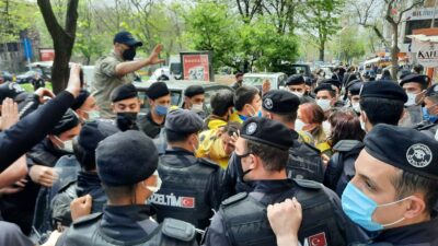 Taksim’e çıkmak isteyenlere polis müdahalesi