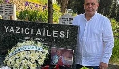 Erkan Kamat’tan İbrahim Yazıcı’nın kabrine ziyaret