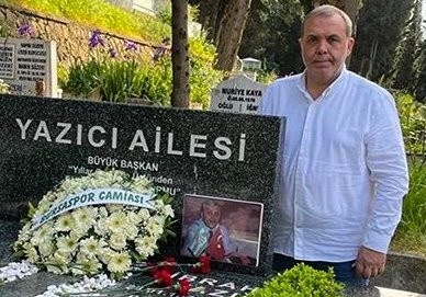 Erkan Kamat’tan İbrahim Yazıcı’nın kabrine ziyaret