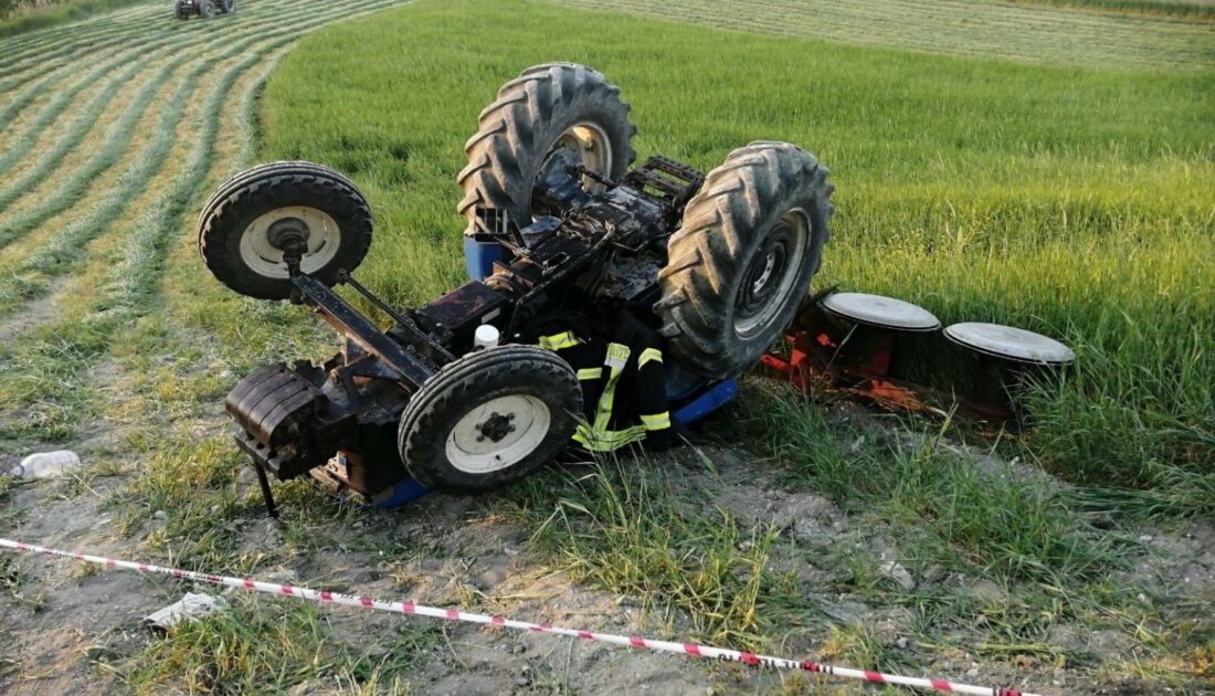 Traktörün altında kalan çiftçi hayatını kaybetti