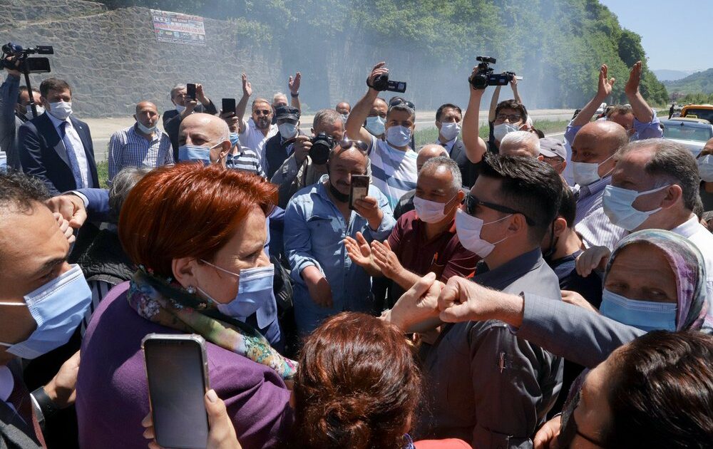 Akşener’in İkizdere gezisinde olay çıktı