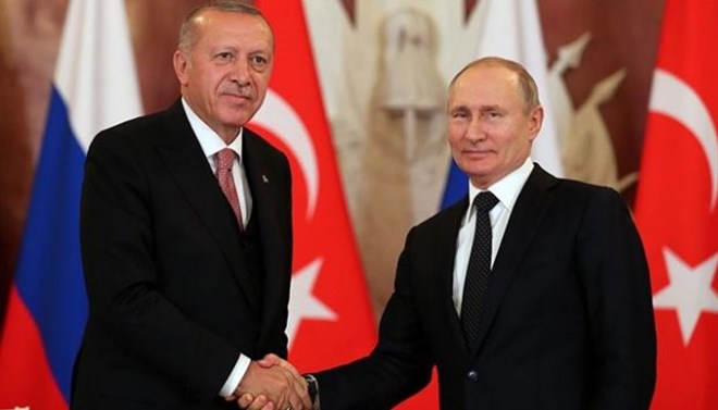 Cumhurbaşkanı Erdoğan Putin ile görüştü