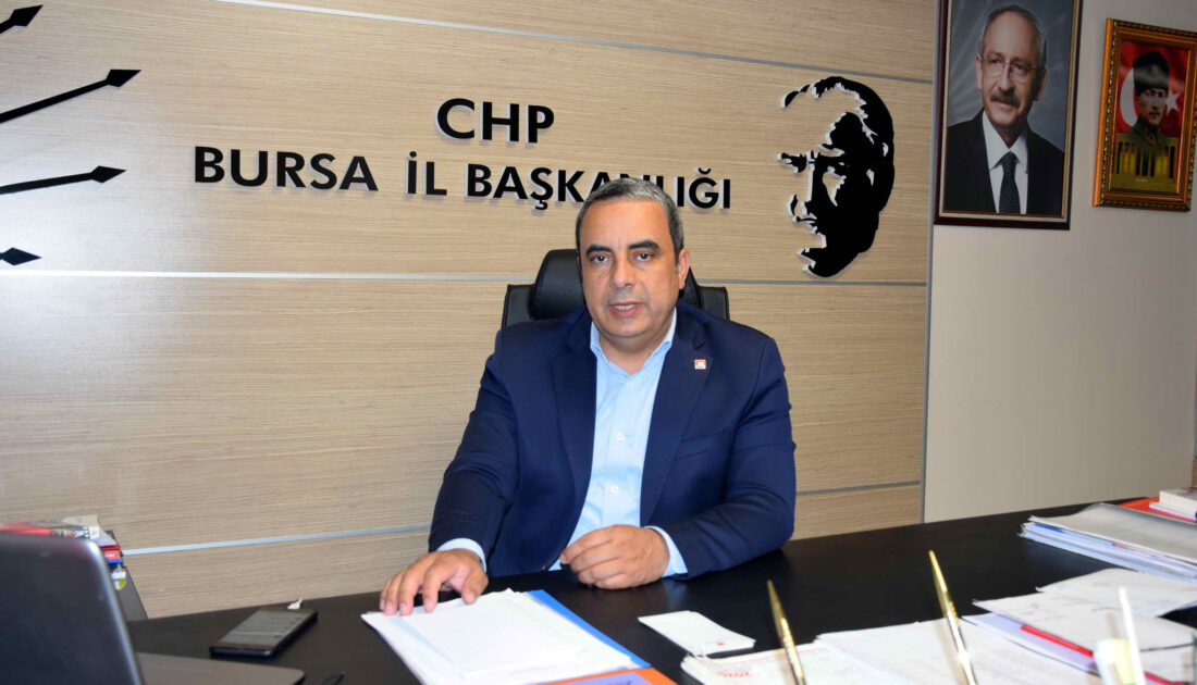 CHP Bursa İl Başkanı Karaca’dan Filistin mesajı