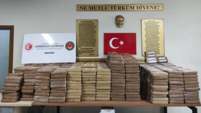 Mersin Limanı’nda 1 ton kokain ele geçirildi