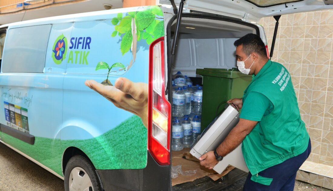 Bursa’da atıklar çöpe değil dönüşüme gidiyor