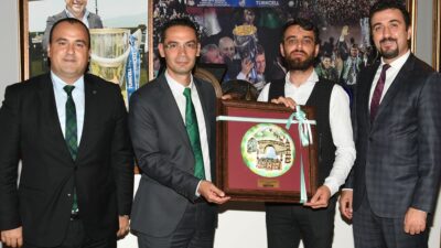 Limak Uludağ Elektrik, Bursaspor Kulübü’nü ziyaret etti