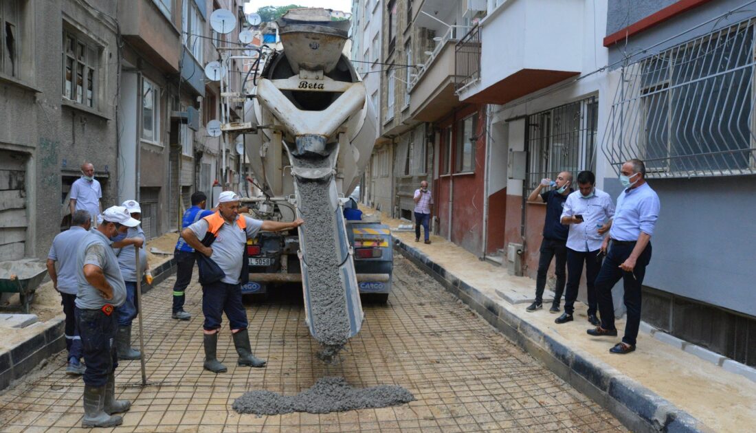 Gemlik’te yollar yenileniyor