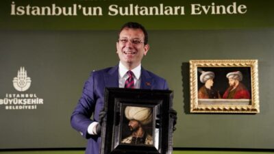 Kanuni Sultan Süleyman tablosu, Fatih Sultan Mehmet’in portresinin yanında yerini aldı