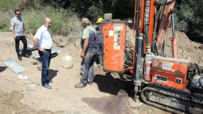 Mudanya’da kapalı pazar yeri için zemin etüdü başladı