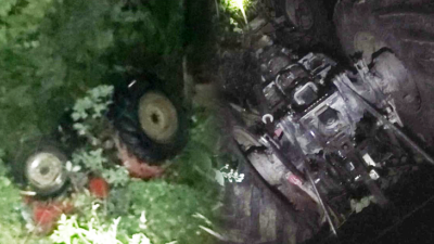 Bursa’da devrilen traktörünün altında kalan sürücü hayatını kaybetti