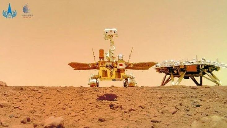 Uzay aracı Zhurong Mars’tan yeni görüntü gönderdi