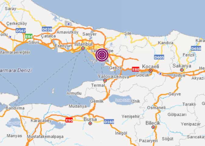 İstanbul’da şiddetli deprem! Bursa da hissetti