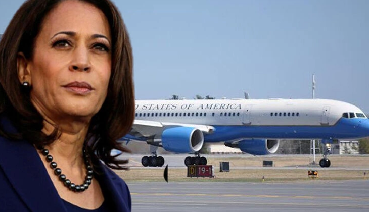 Kamala Harris’in uçağı zorunlu iniş yaptı