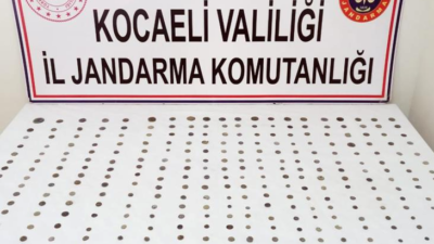 Kocaeli’de 281 adet sikkeyi satmak isteyenlere suçüstü