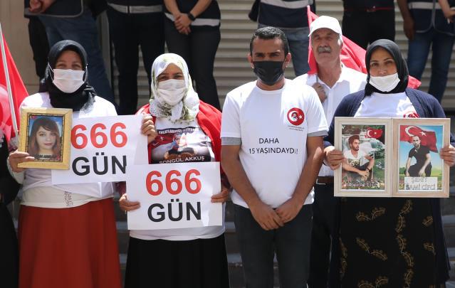 ‘Evlat Nöbeti’nde 666. gün