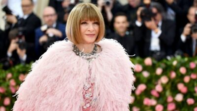 Anna Wintour’un evinin önünde eylem