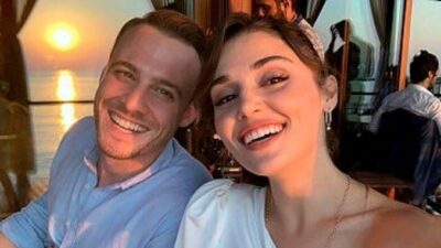 Hande Erçel’in bikinili pozuna sevgilisi Kerem Bürsin’den yorum