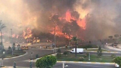 EYT’liler Antalya’daki yangına kitlendi