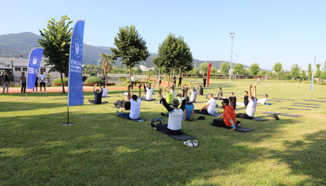 Bursa’da parklar ve bahçeler spor için hazır!