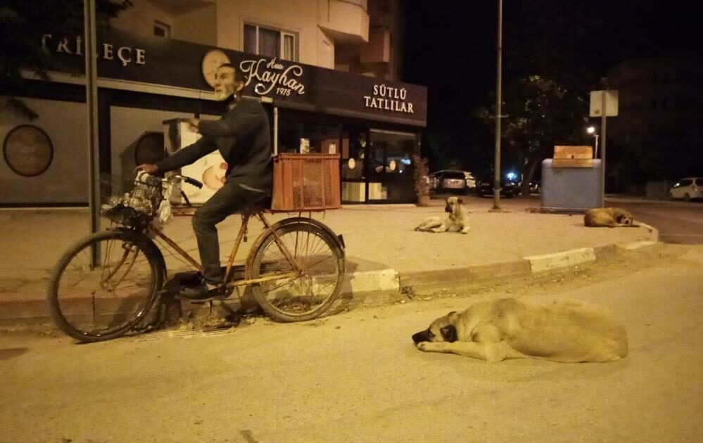 Bursa’da hem hurda topluyor, hem sokak hayvanlarına babalık yapıyor