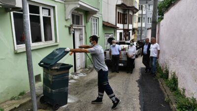 Çekirge haşerelere karşı ilaçlandı