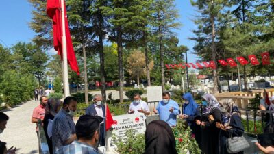 Ömer Halisdemir’in mezarına ziyaretçi akını