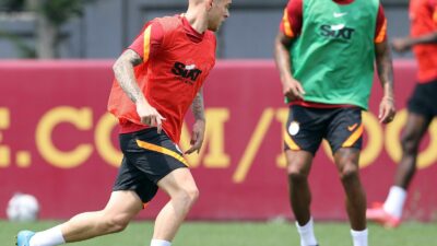 Galatasaraylı Cicaldau ilk antrenmanına çıktı