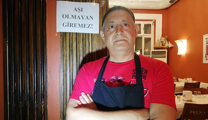 Aşı olmayanlar bu restorana giremiyor