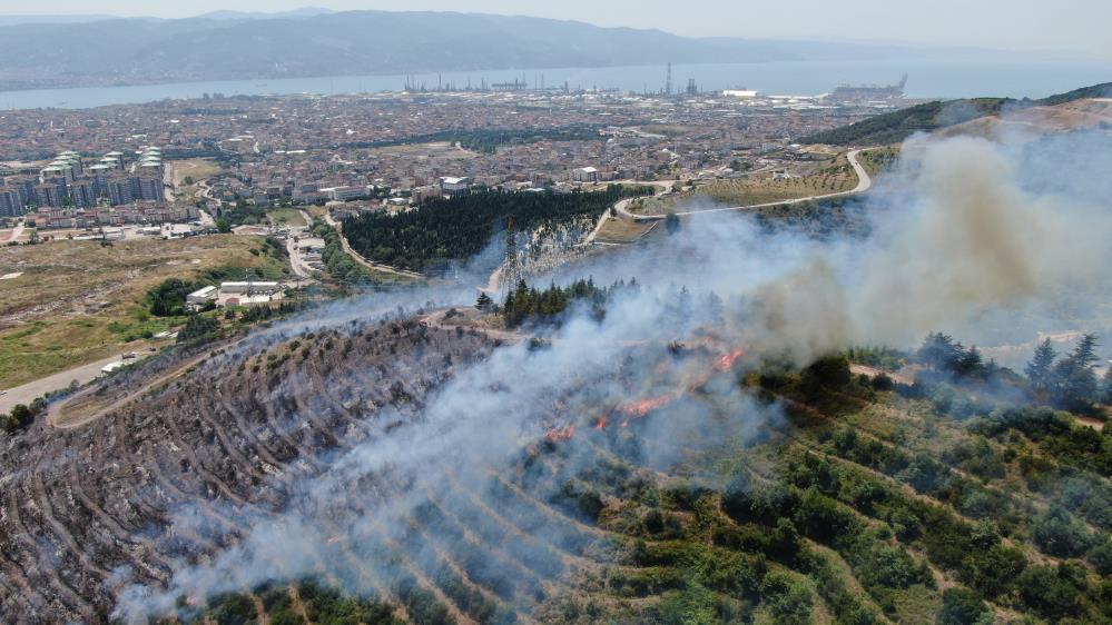 Çevreyi temizlemek isterken 20 dönümlük ormanı yaktı