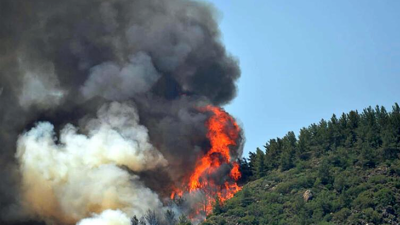 Marmaris’teki orman yangınından acı haber