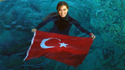 Şahika Ercümen, Türkiye rekoru kırdı