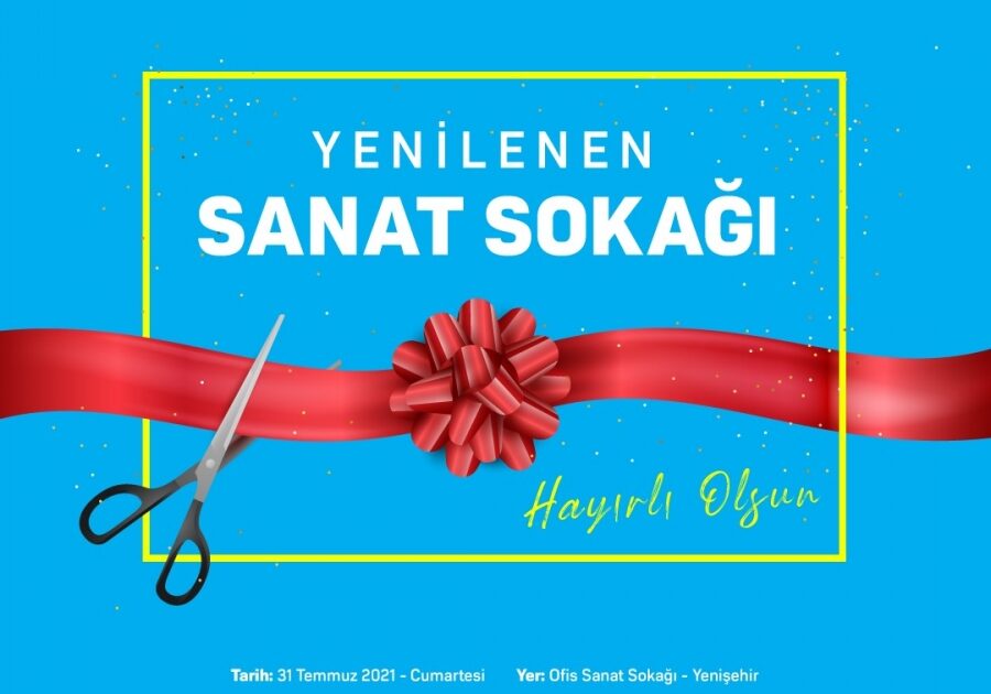 Sanat Sokağı yenilenen yüzüyle ziyaretçilerini bekliyor