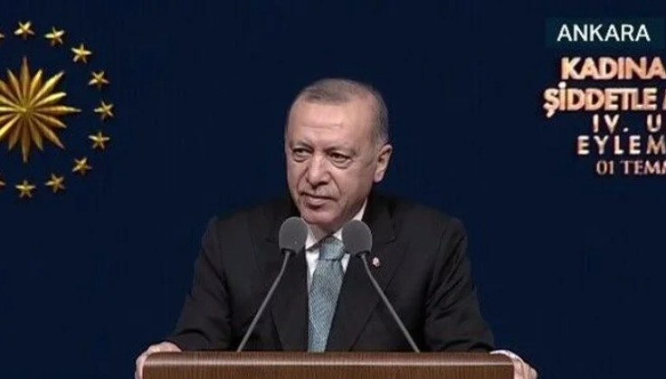 Cumhurbaşkanı Erdoğan’dan İstanbul Sözleşmesi açıklaması