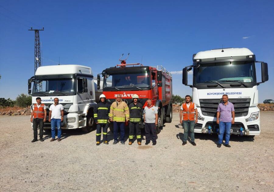 Diyarbakır’dan Osmaniye’deki yangın söndürme çalışmalarına destek