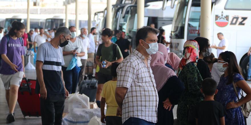 Diyarbakır otogarında bayram yoğunluğu