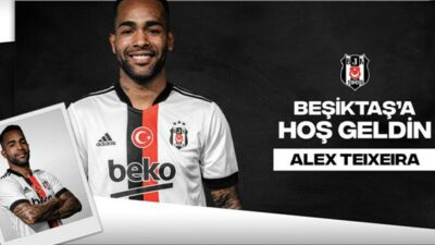 Alex Teixeira resmen Beşiktaş’ta