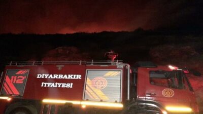 Diyarbakır Büyükşehir Belediyesi’nden yangın bölgelerine destek