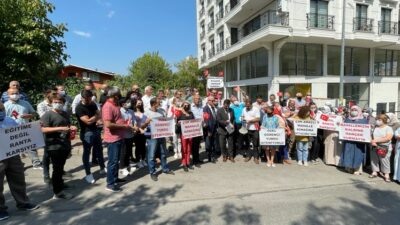 İYİ Parti’den Yıldırım’da protesto! ‘Yeşil alan’, ‘yurt alanı’ oldu…