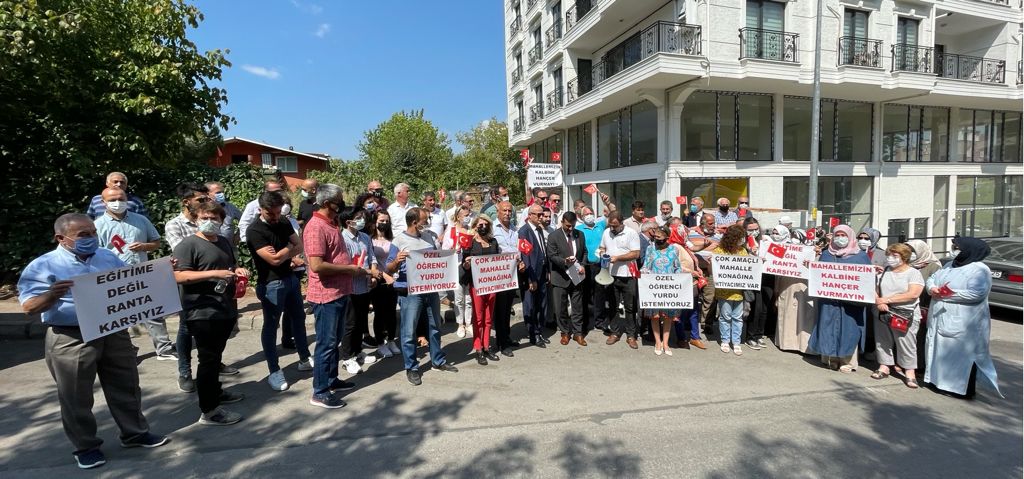 İYİ Parti’den Yıldırım’da protesto! ‘Yeşil alan’, ‘yurt alanı’ oldu…