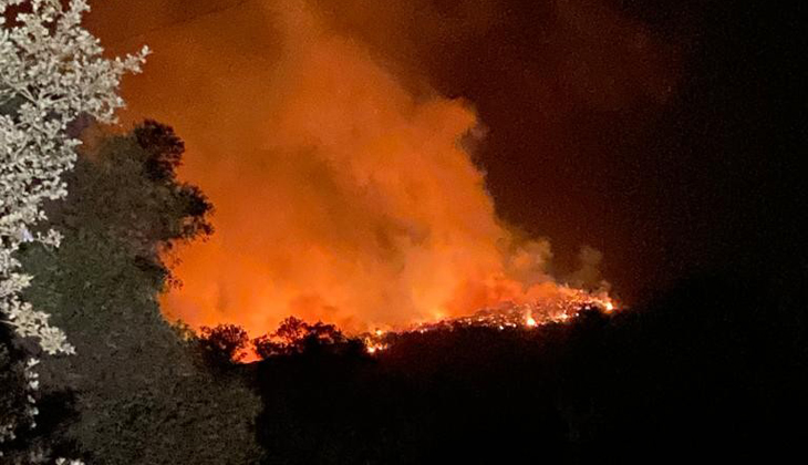 Denizli’deki yangına 11’inci Komando Tugay’ı müdahale edecek