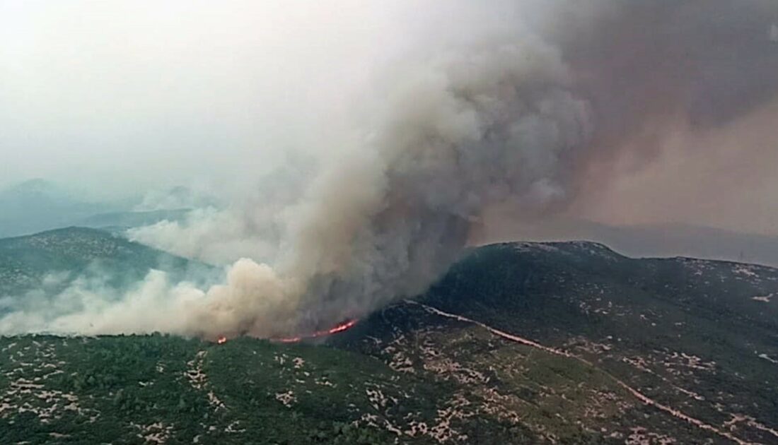 Muğla yangınlarında 9. gün