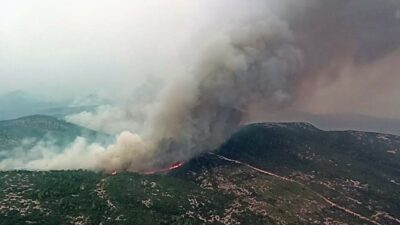 Muğla yangınlarında 9. gün