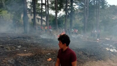 Mersin Çamlıyayla’da yangın