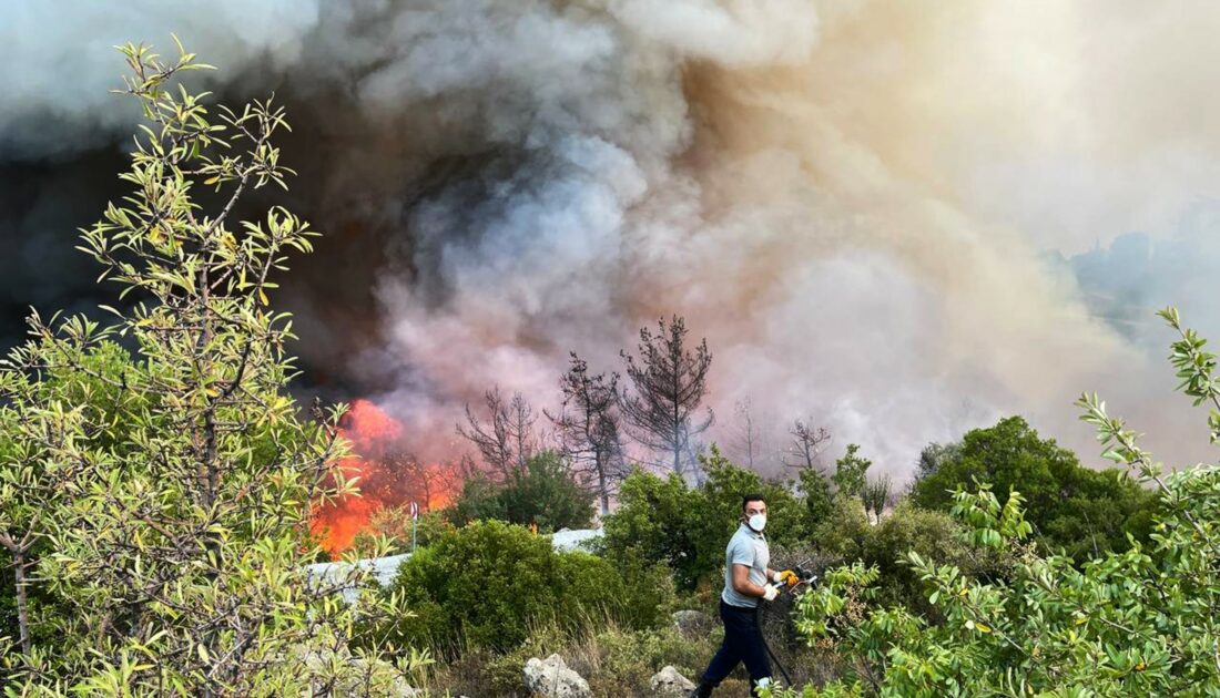 Antalya hava unsurları Muğla’ya aktarıldı